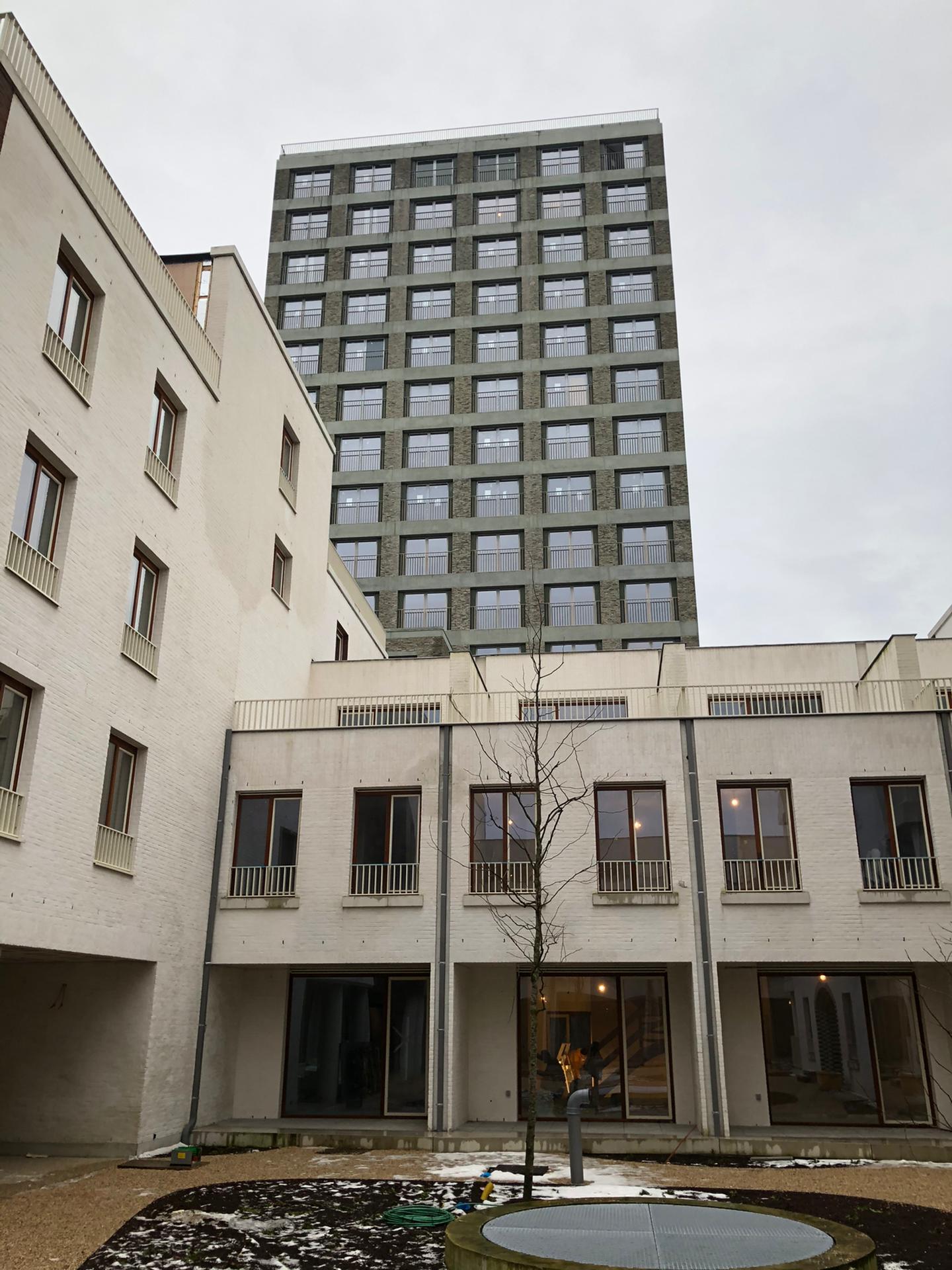 Blowerdoortesten Stapelplein Gent appartementsgebouw