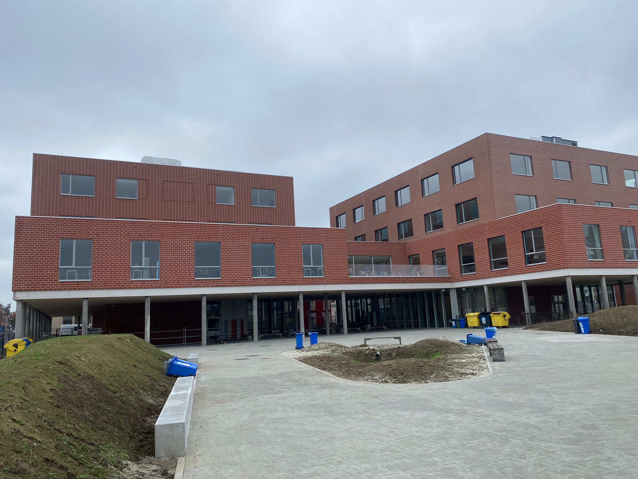 Blowerdoortesten schoolgebouwen Avelgem – Alheembouw