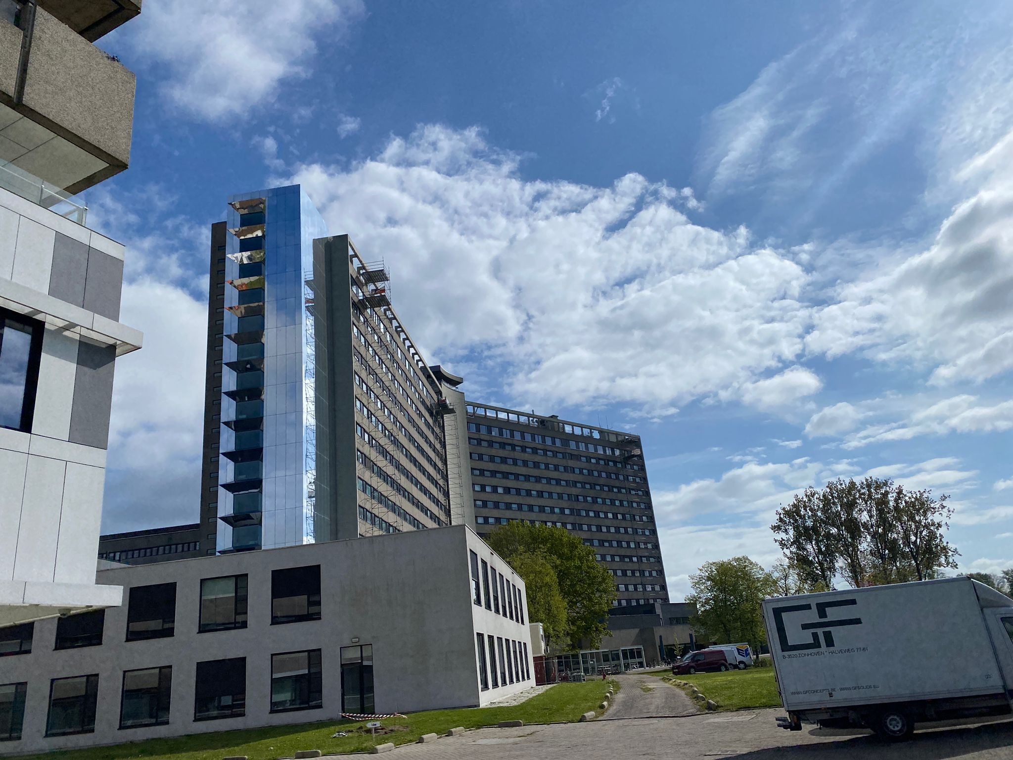 Blowerdoor met rooktesten OK Sint-Jan-Brugge ziekenhuis
