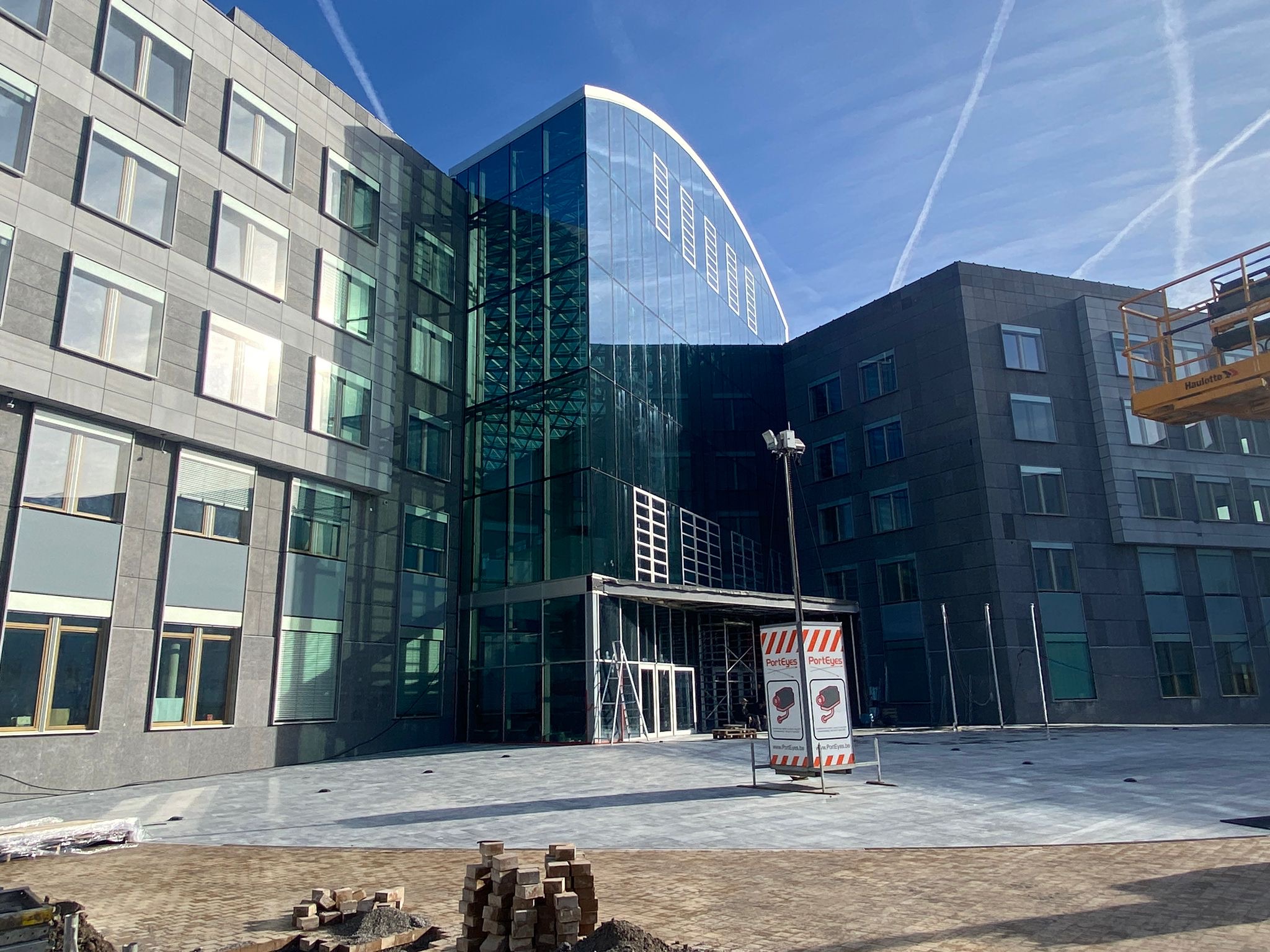 Test d’étanchéite du Palais de Justice de Namur