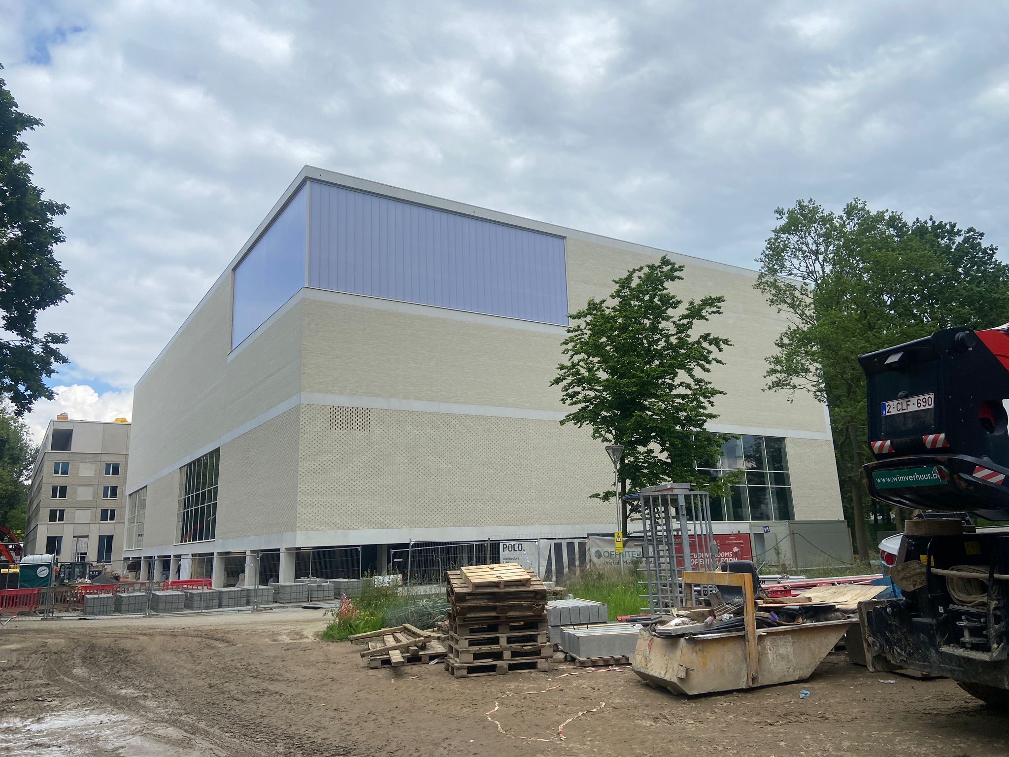 Blowerdoortest Campus 3 Eiken Wilrijk – sporthal