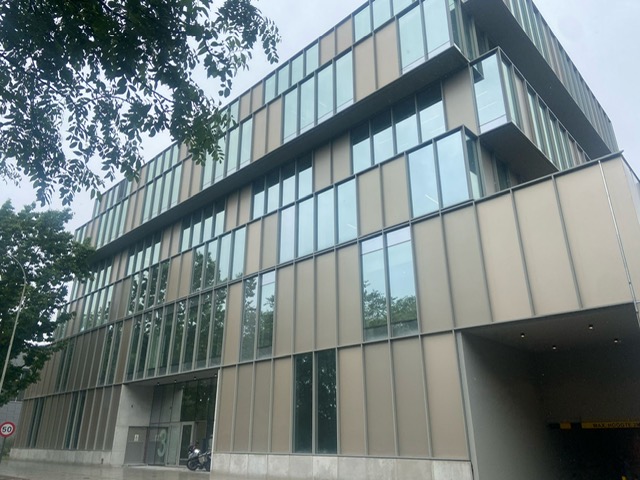 Ghelamco gebouw B Antwerpen West blowerdoortest