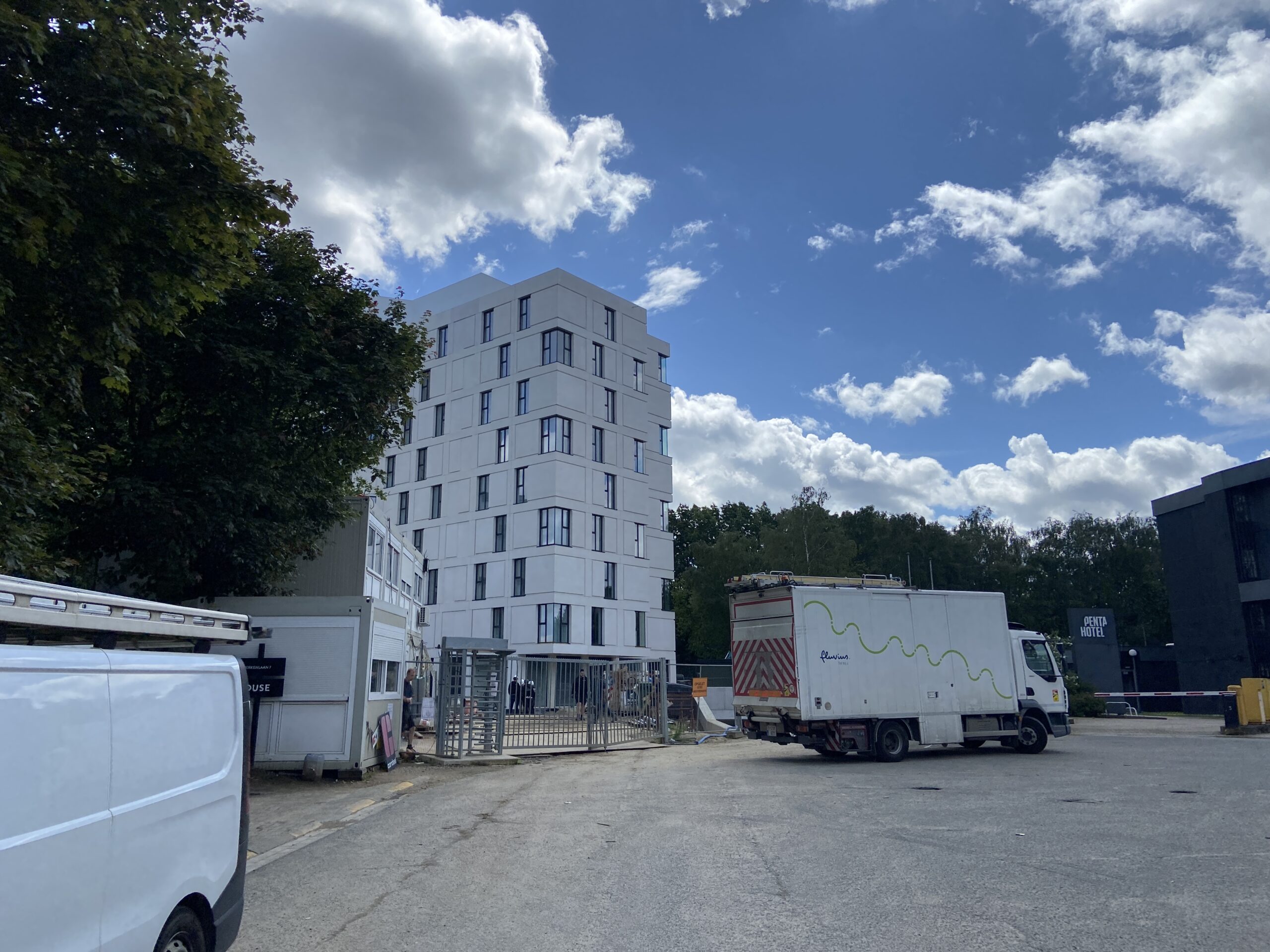 Luchtdichtheidstest HotelDuo Diegem iov Cordeel Belgium