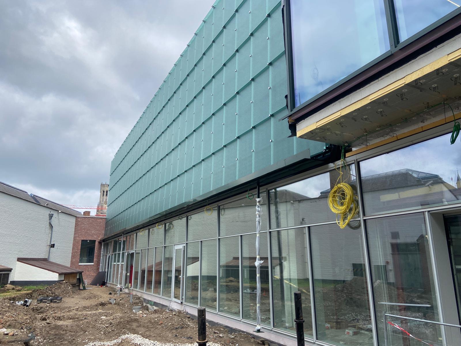 Luchtdichtheidstesten museum en kunstsite te Brugge