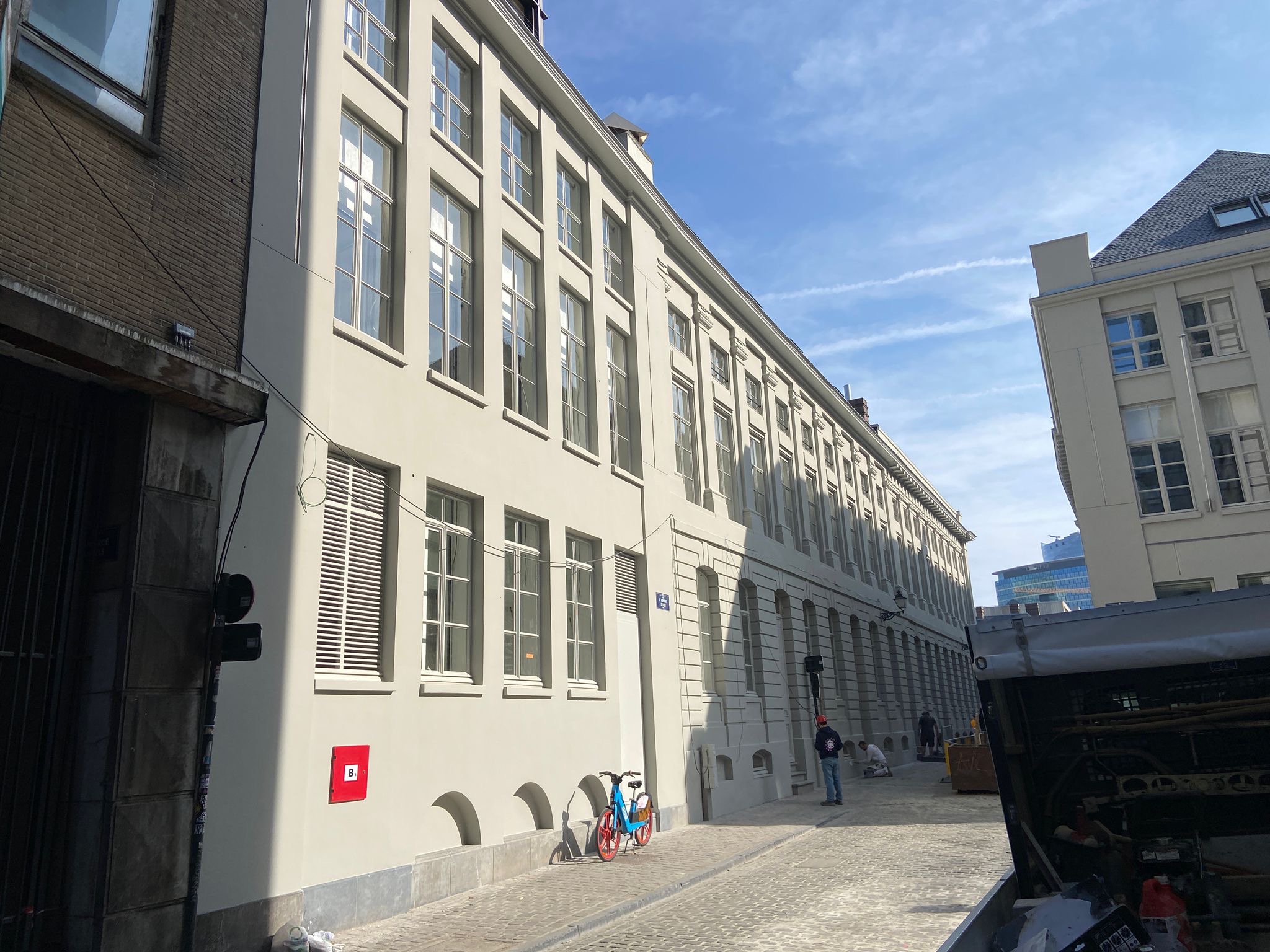 Blowerdoortesten renovatie kabinetsgebouwen tot appartementen Martelaarsplein