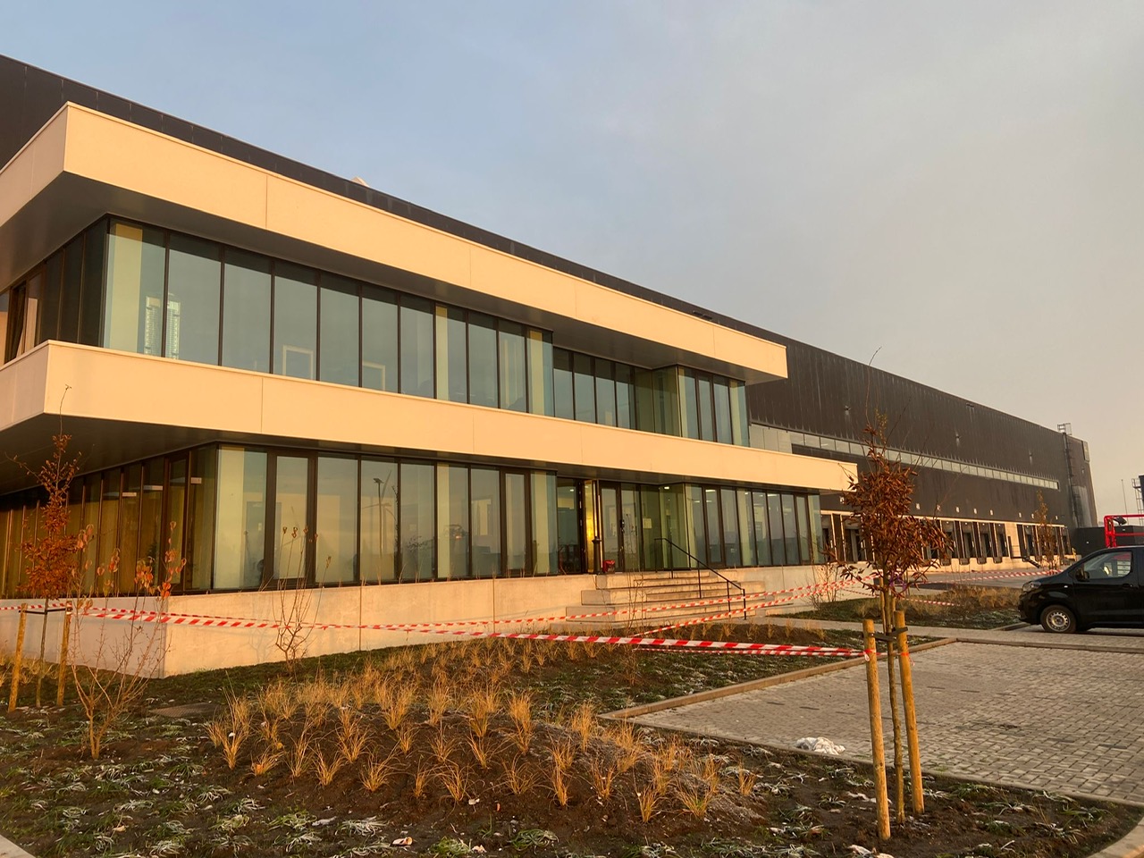 Luchtdichtheidstest kantoren MG Real Estate Evergem