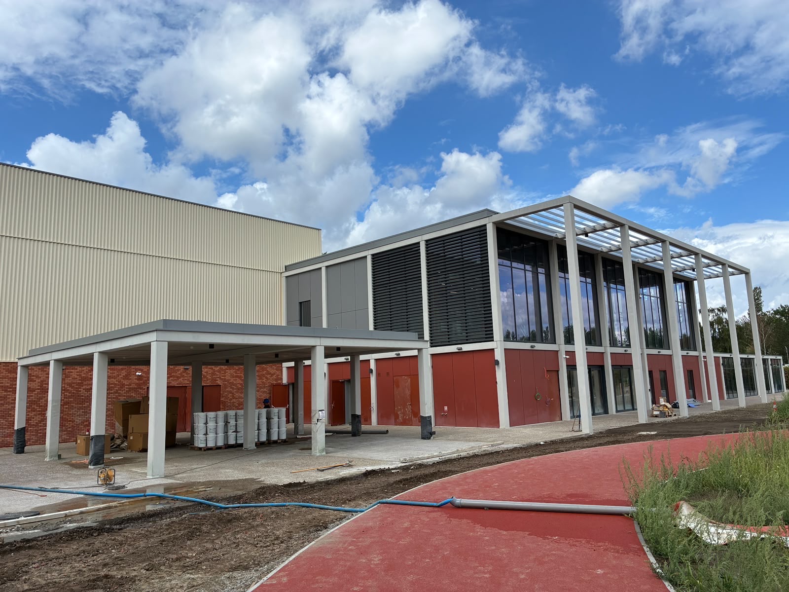 Blowerdoor sporthal De Schalk te Willebroek